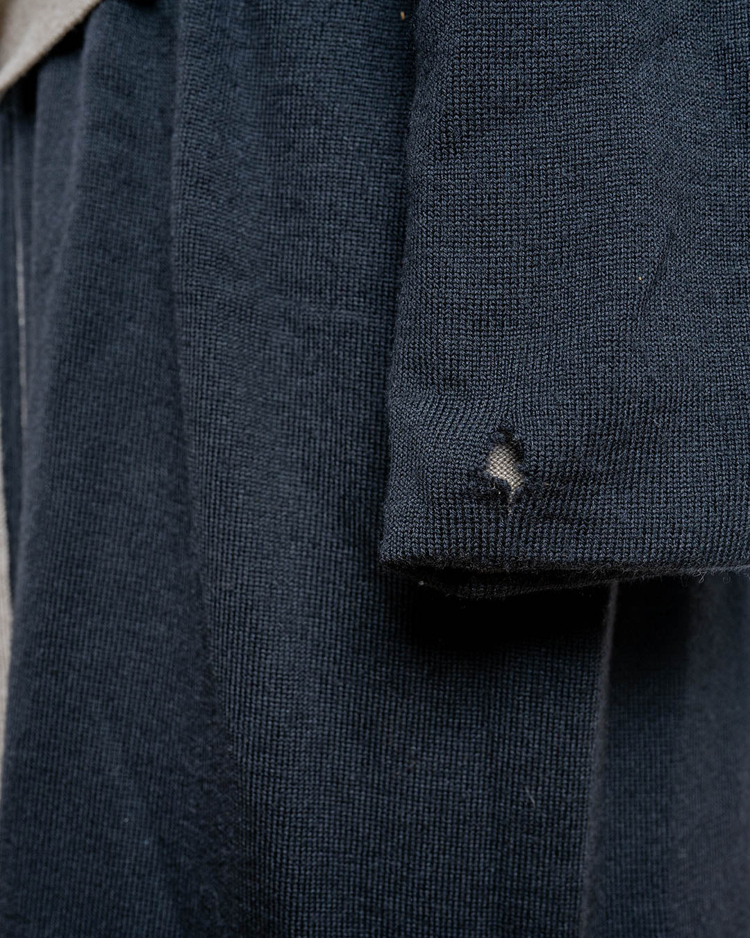 Chanel langer Cardigan wendbar · Schwarz/Braun