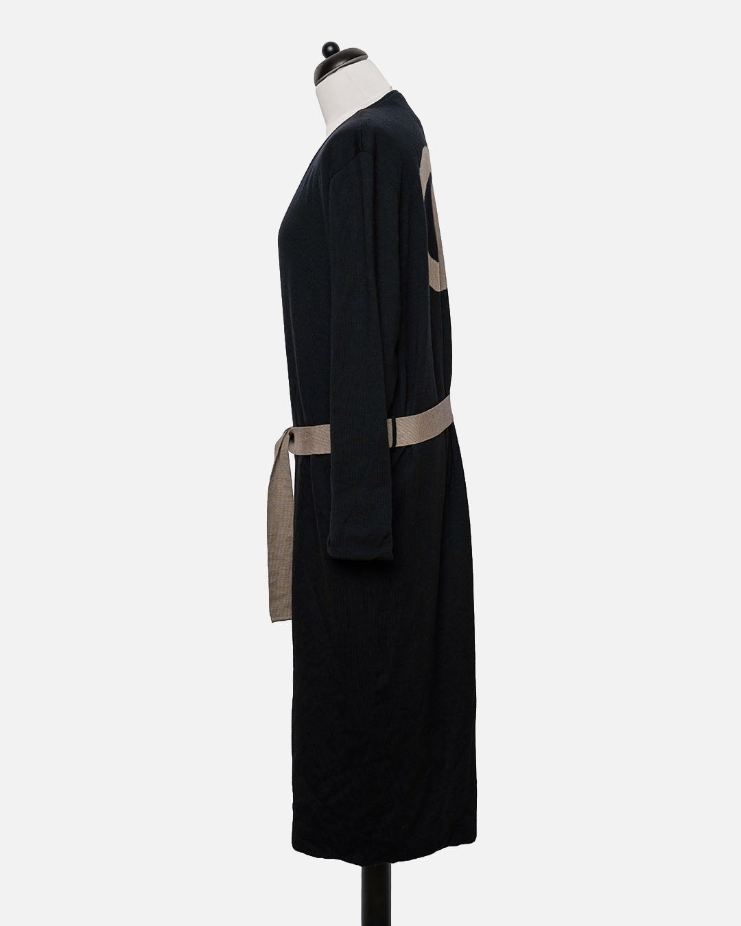Chanel langer Cardigan wendbar · Schwarz/Braun