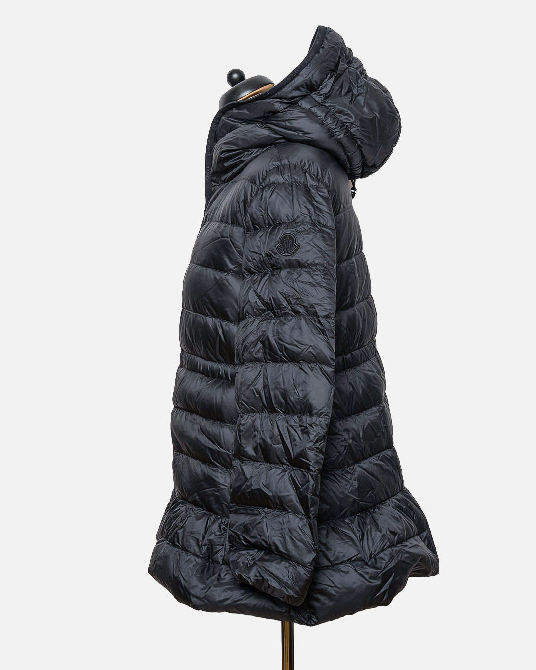 Moncler Steppjacke mit Kapuze · Schwarz