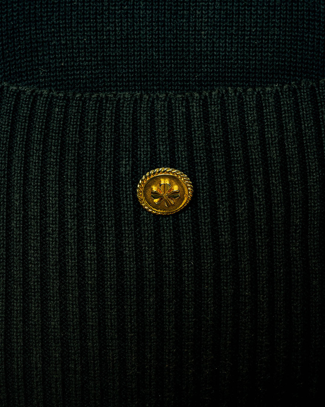 Chanel Strickoberteil · Schwarz