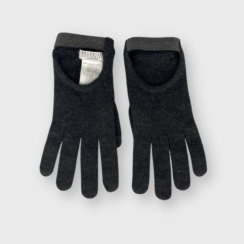 Brunello Cucinelli Handschuhe Grau