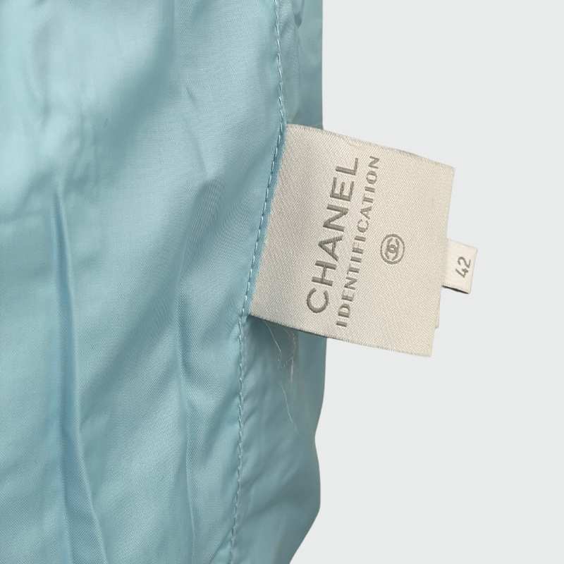 Chanel Steppjacke Blau