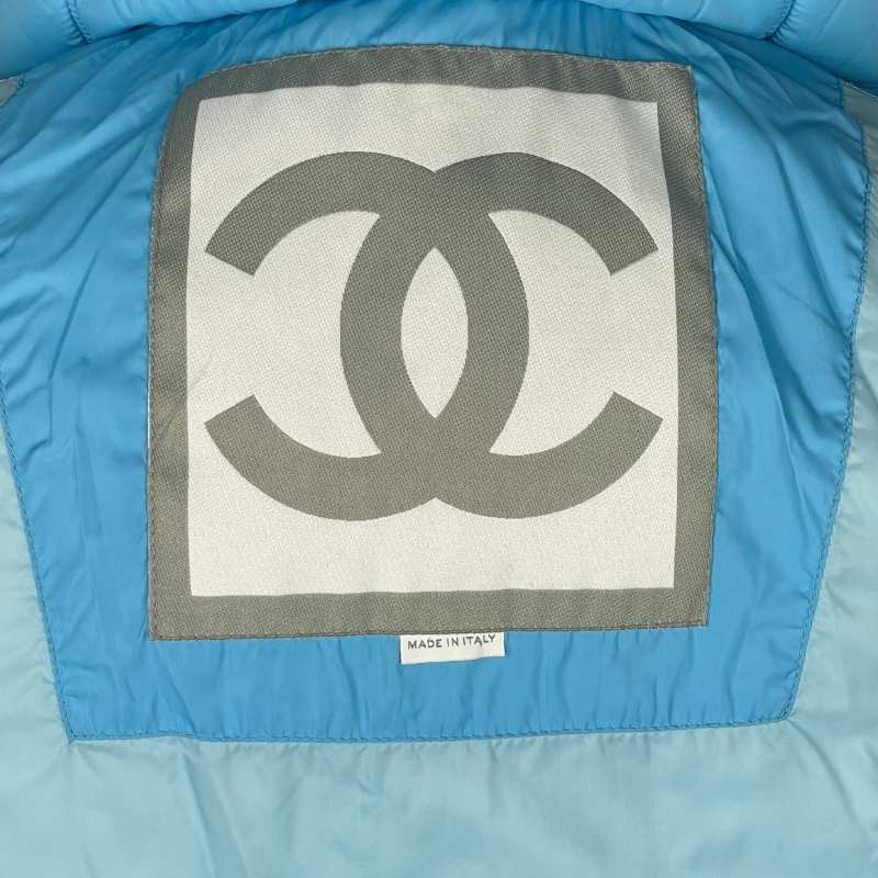 Chanel Steppjacke Blau