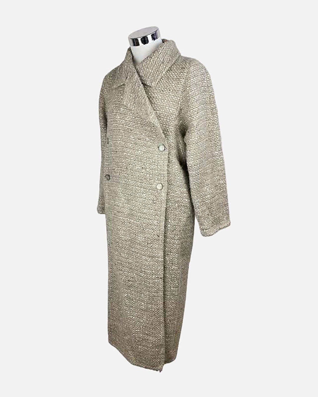 Chanel Tweed Mantel · Beige