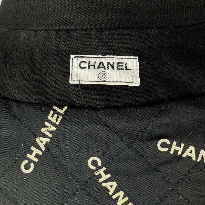 Chanel Jacke Jeansstoff Schwarz