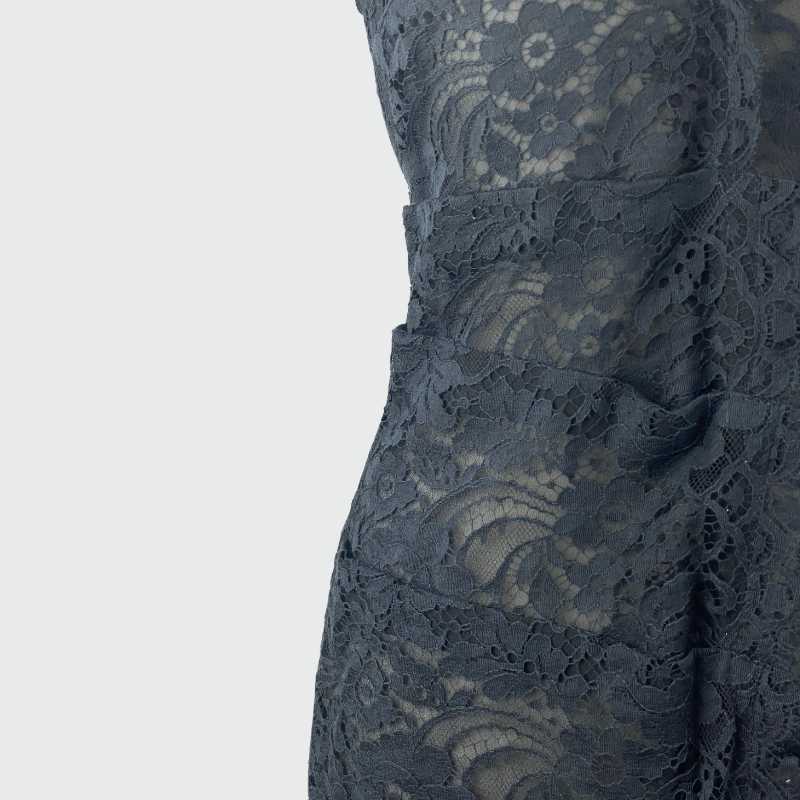 Dolce&Gabbana Spitzenkleid Schwarz