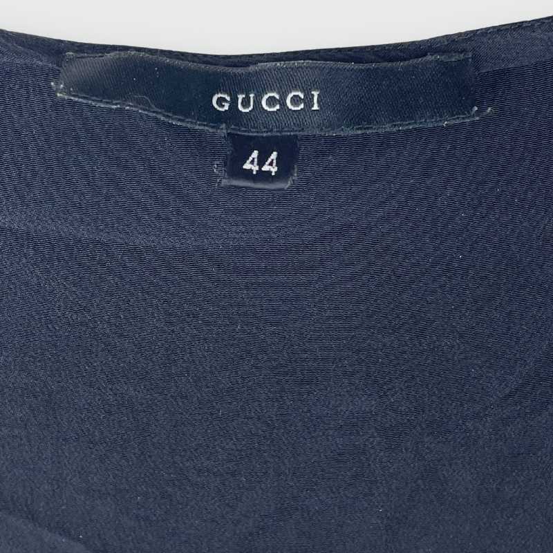 Gucci Kleid mit taillierter Raffung Schwarz