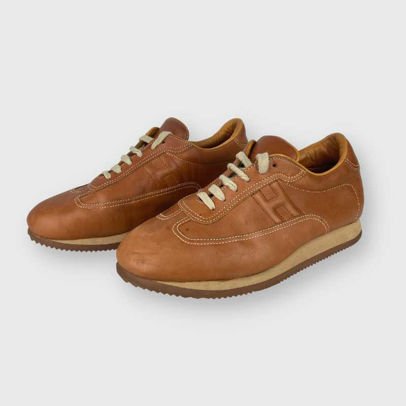 Hermès Halbschuh · Braun