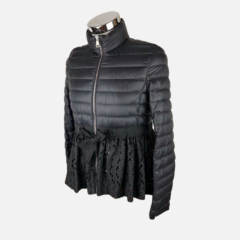 Moncler Steppjacke Spitzenrock-Optik · Schwarz