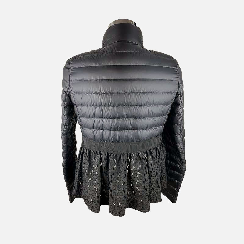 Moncler Steppjacke Spitzenrock-Optik · Schwarz