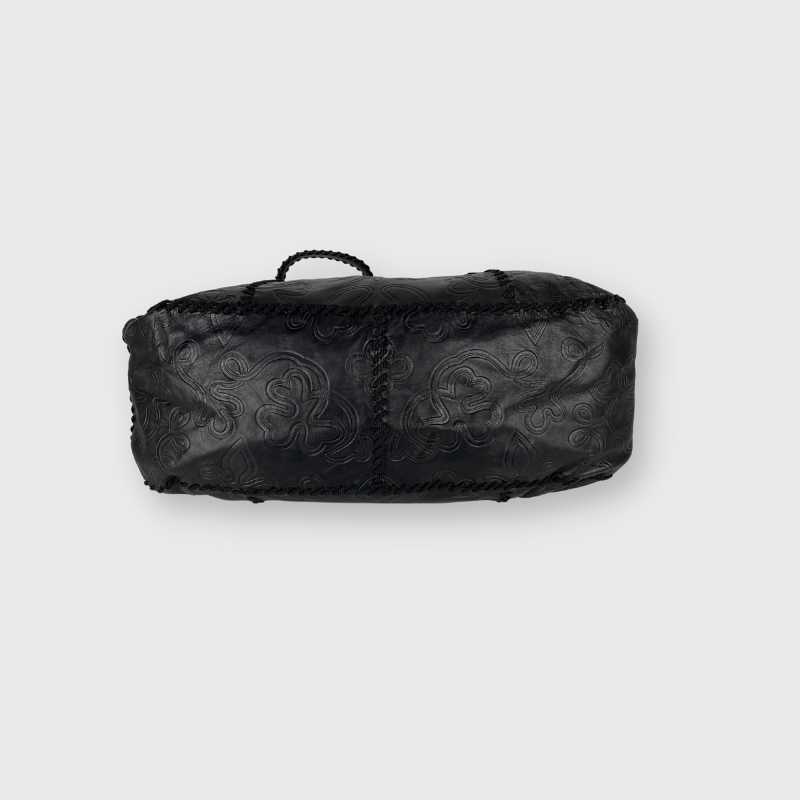 Prada Schultertasche geprägt · Schwarz