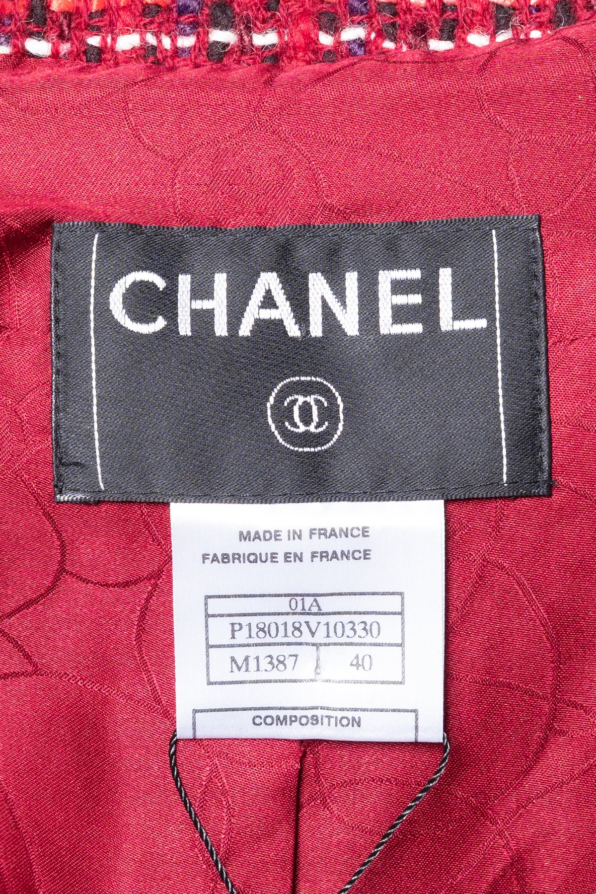 Chanel Tweed-Langmantel