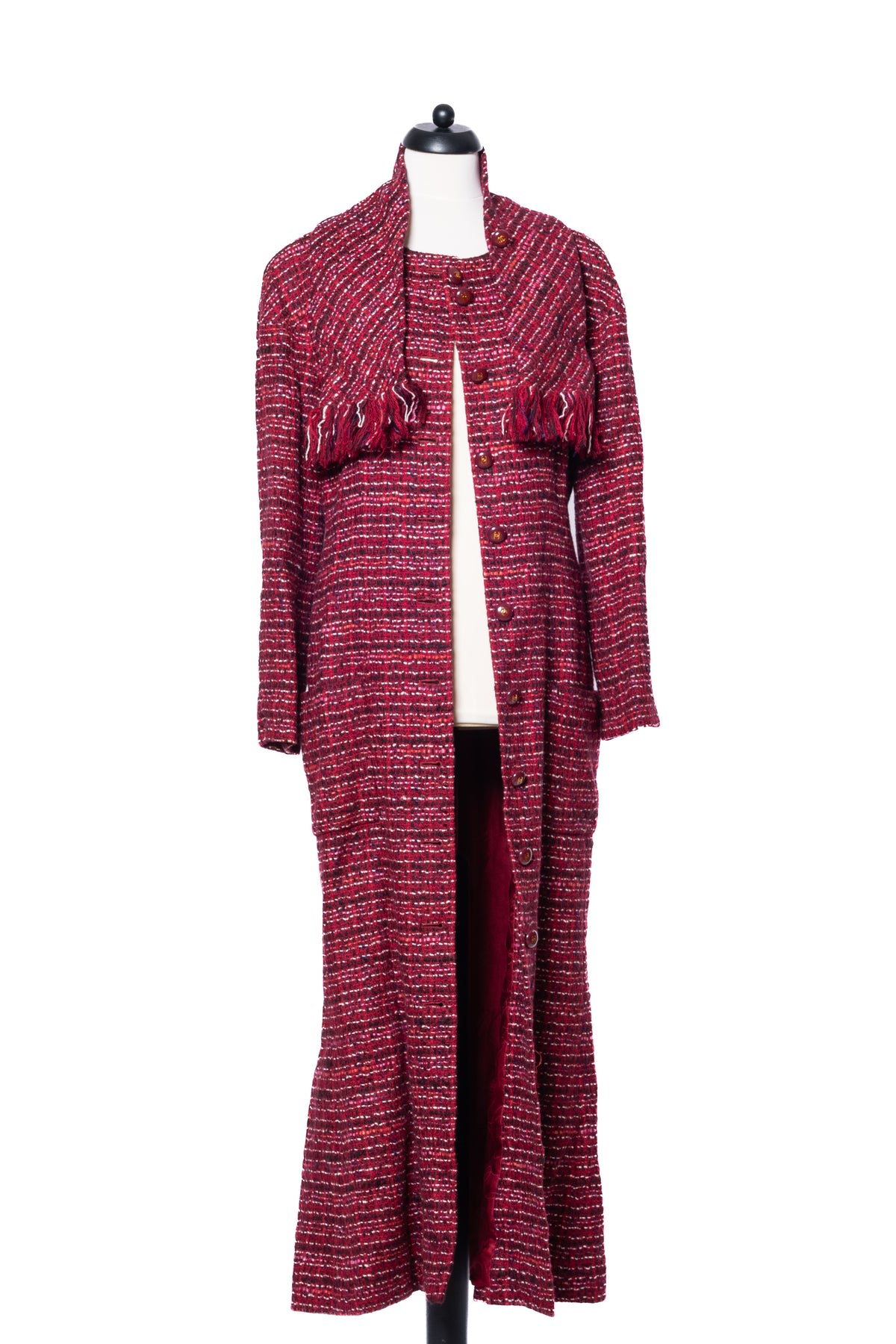 Chanel Tweed-Langmantel