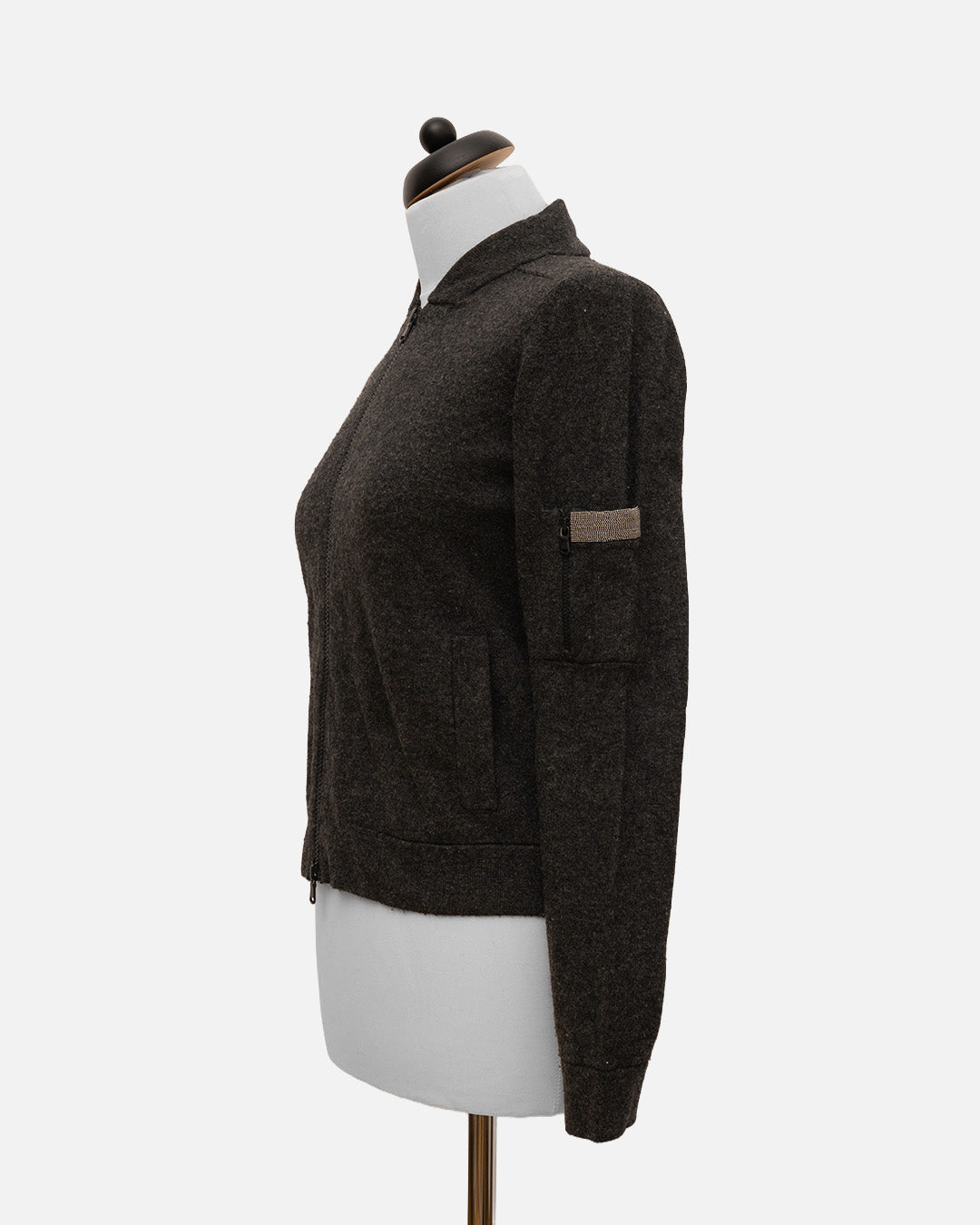 Brunello Cucinelli Zip-Jacke · Grau