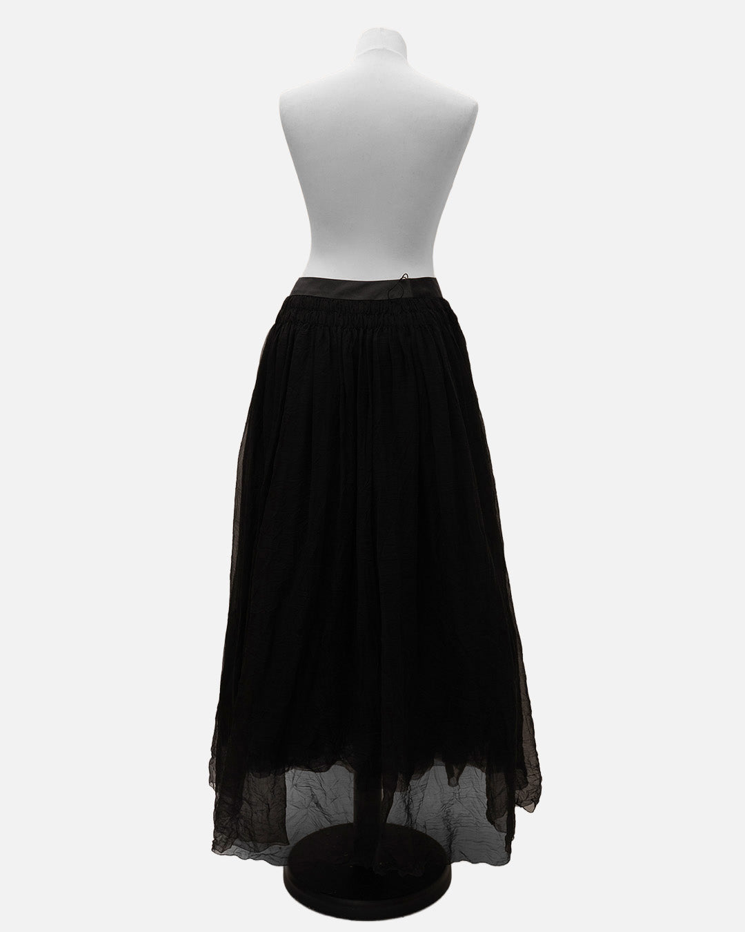 Chanel Tüll Rock Schwarz
