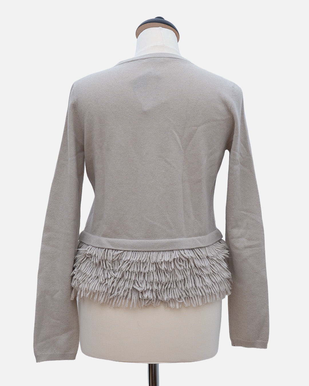 Brunello Cucinelli Jacke mit Fransen Beige