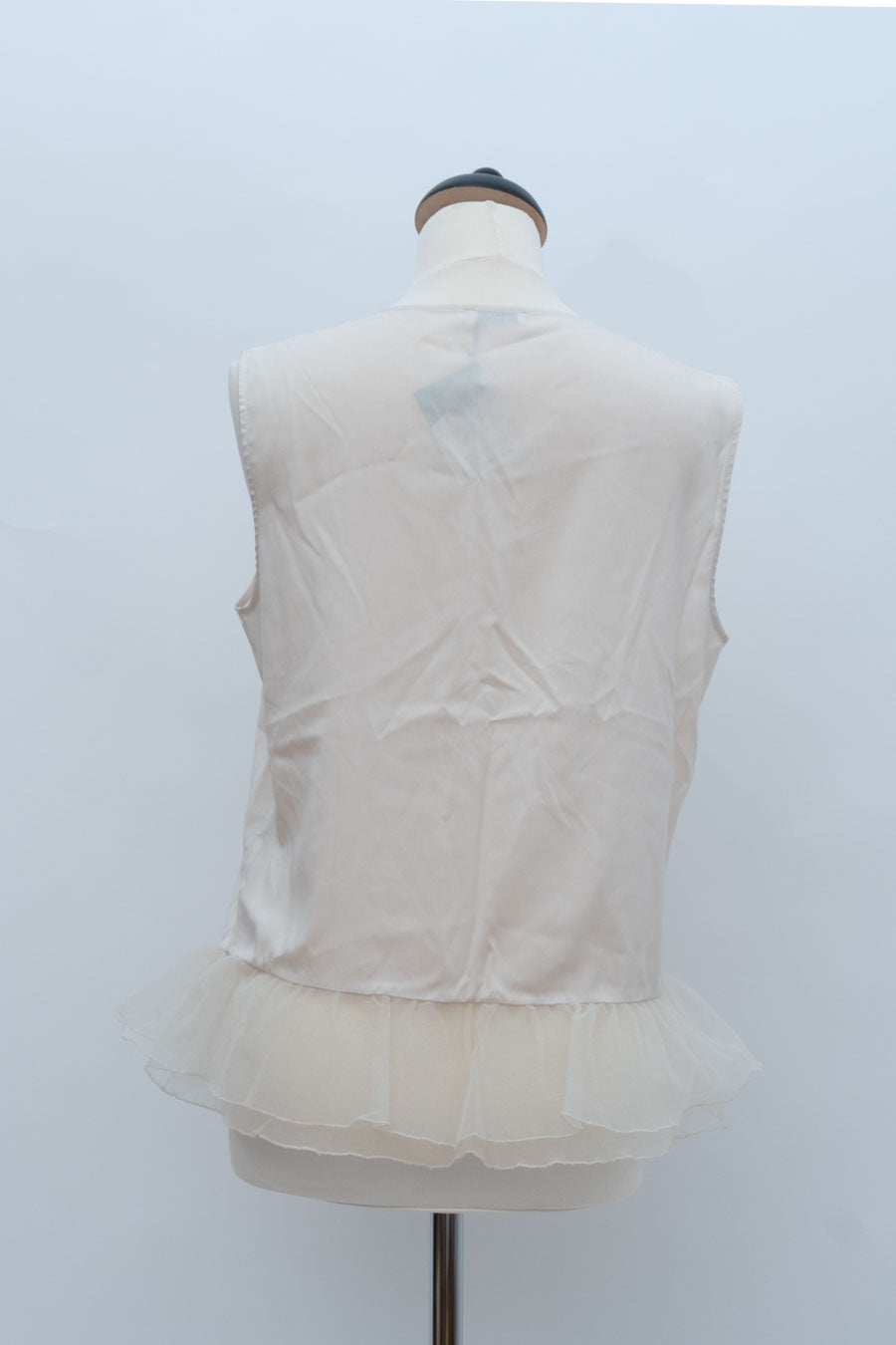 Brunello Cucinelli Rüschenbluse beige