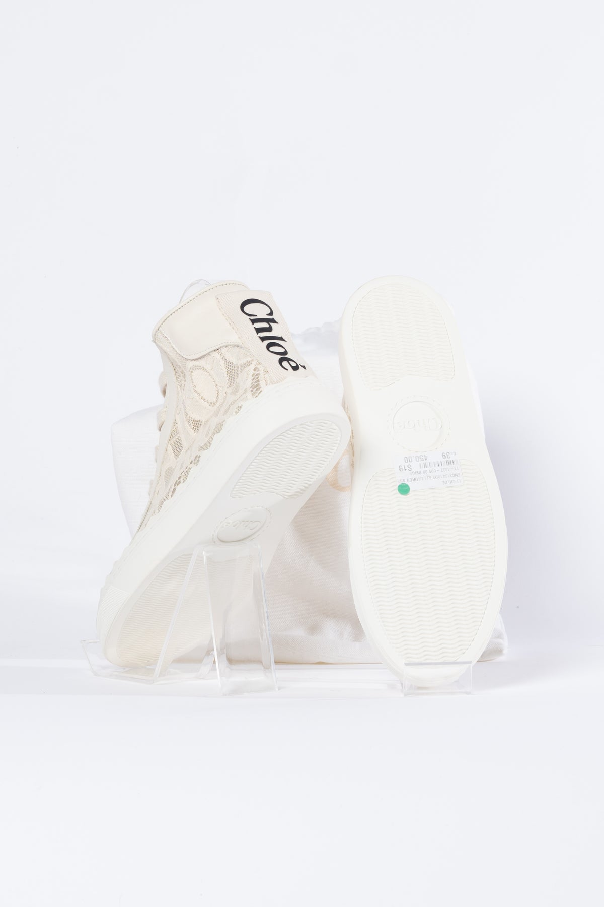 Chloé Sneaker Spitze Creme