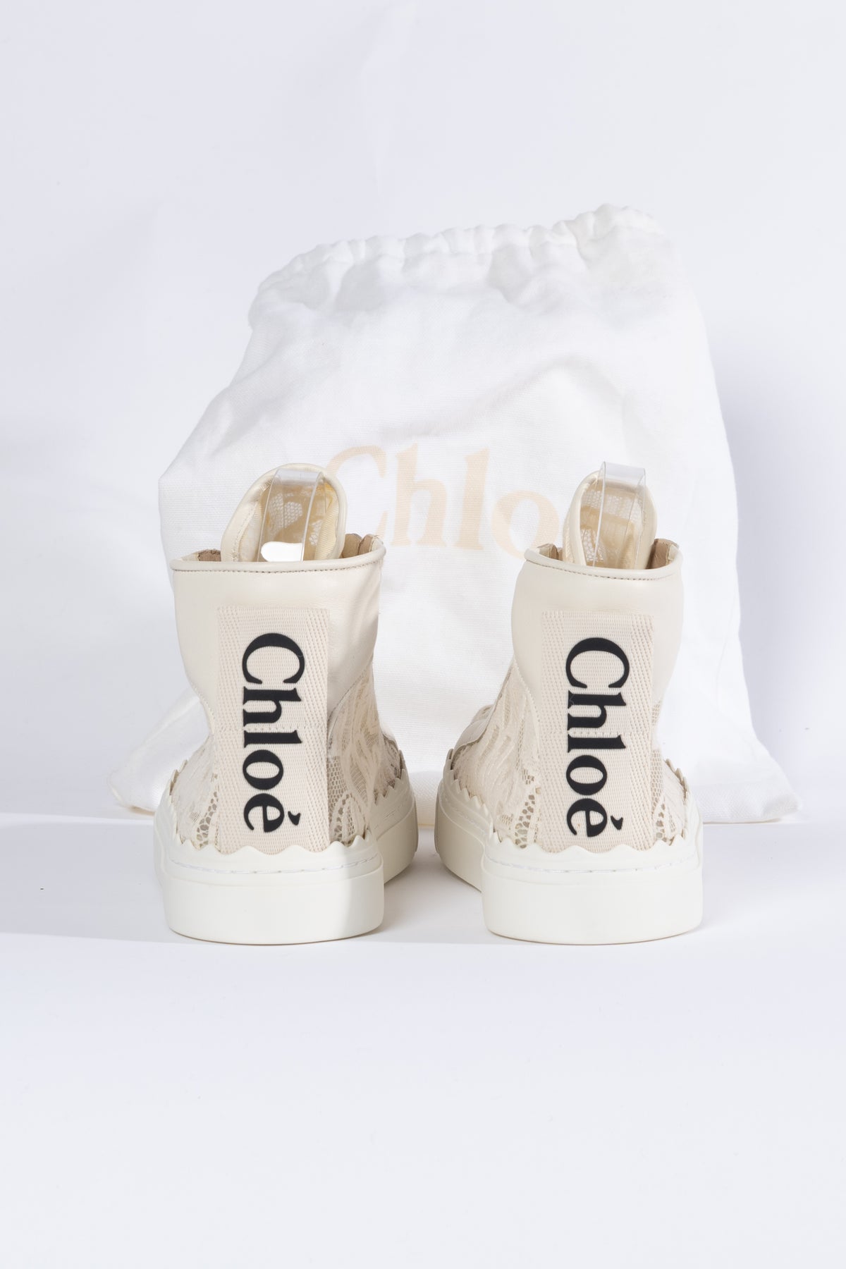 Chloé Sneaker Spitze Creme