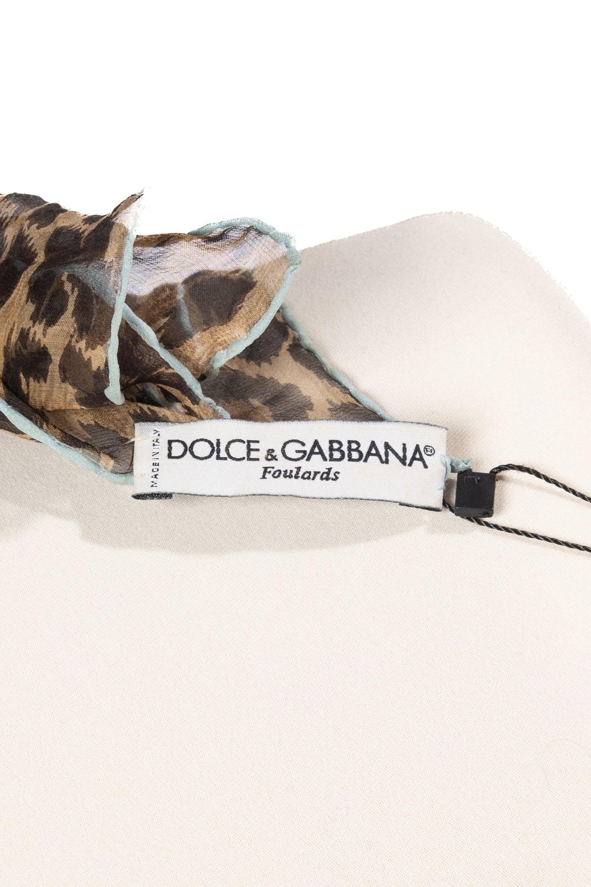 Dolce&Gabbana Tuch Leopardenmuster · Blau
