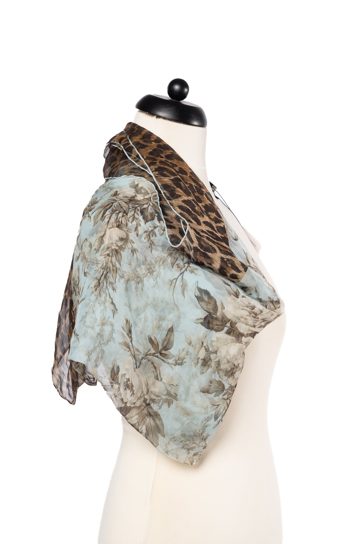 Dolce&Gabbana Tuch Leopardenmuster · Blau