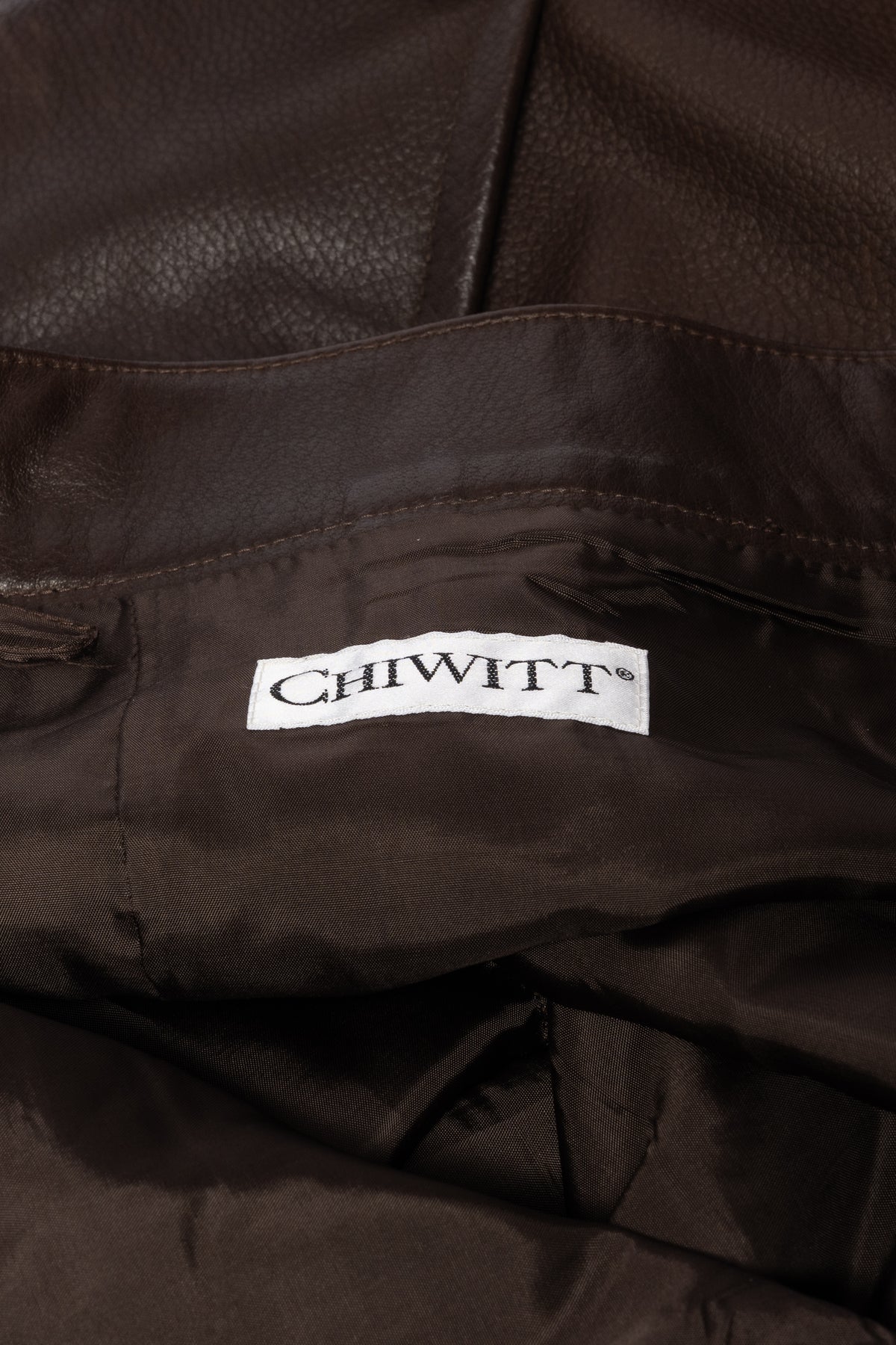 CHIWITT Lederrock braun