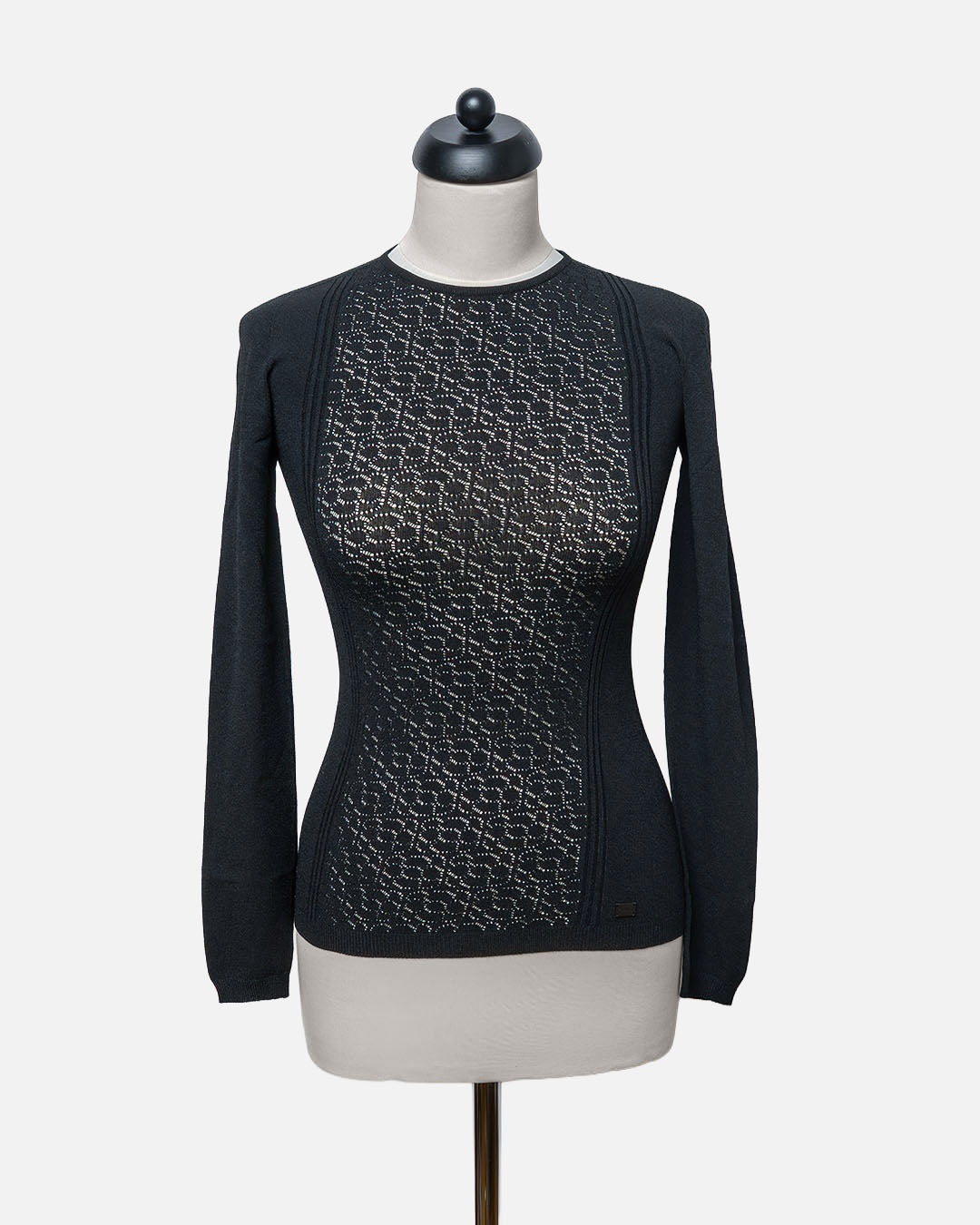Chanel Langarm Shirt · Schwarz