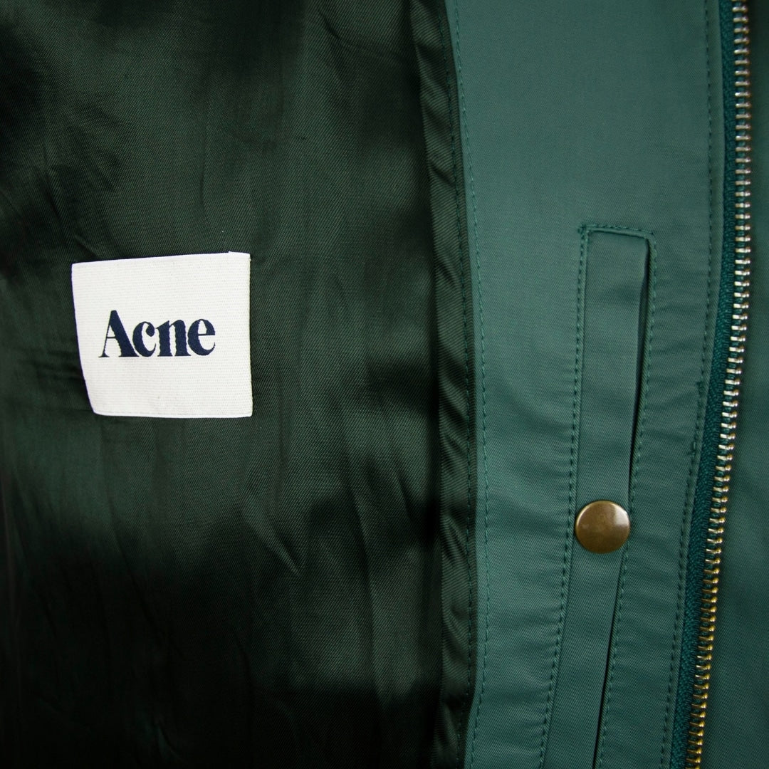 Acne Studios Mantel in Grün/Petrole