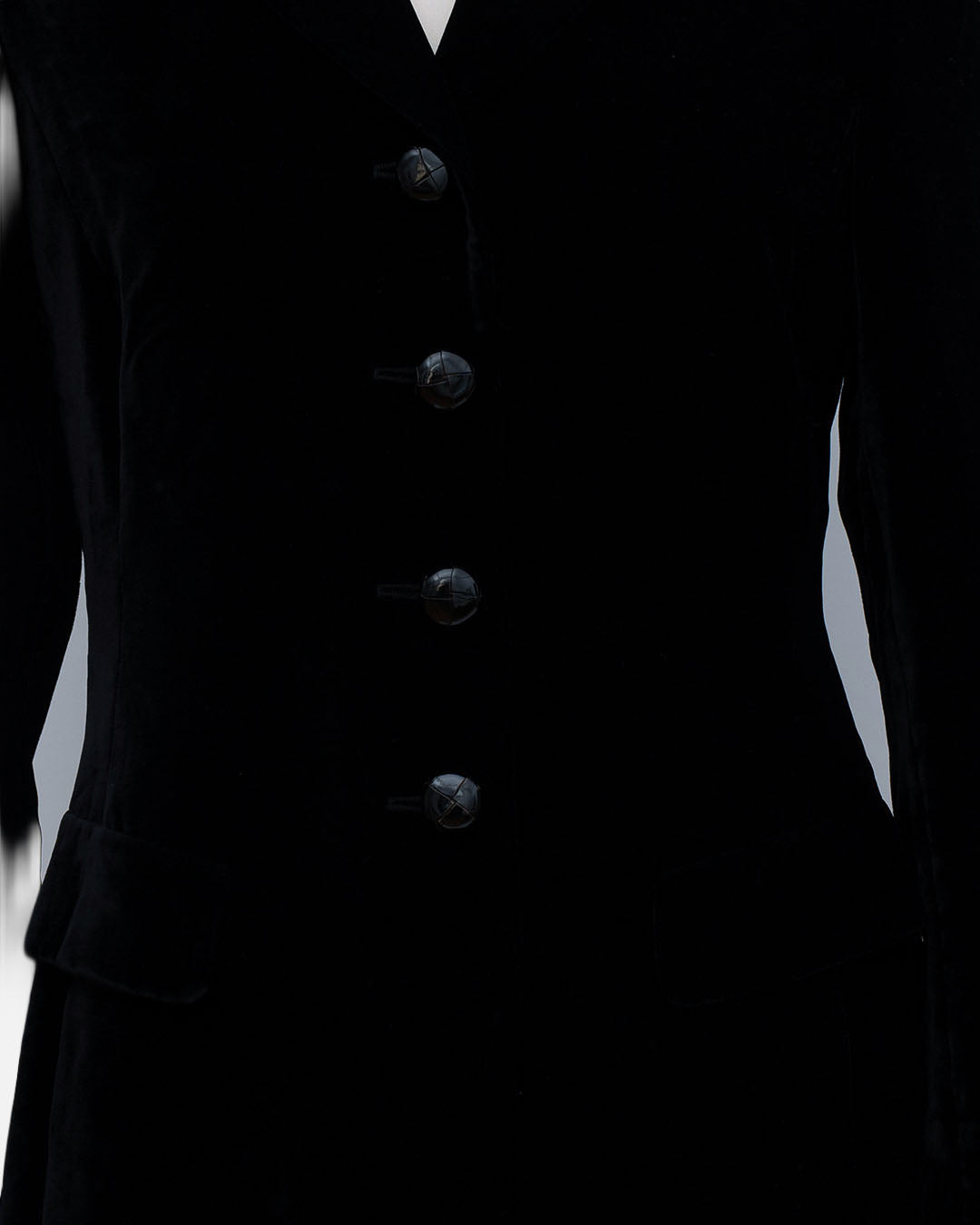 Akris Blazer Samt Schwarz
