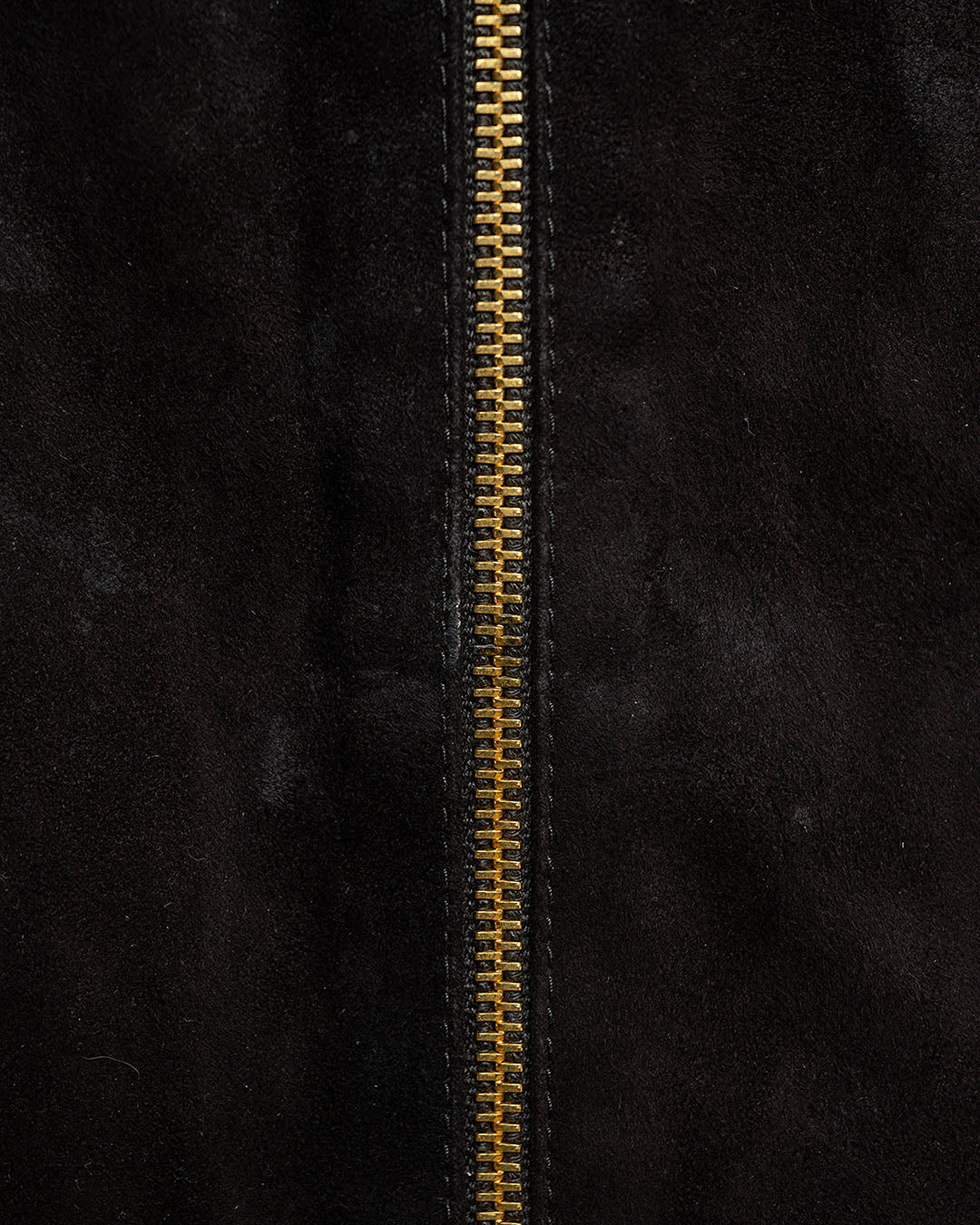 Gucci Wildleder/Strick Jäckchen Zipper · Dunkelbraun