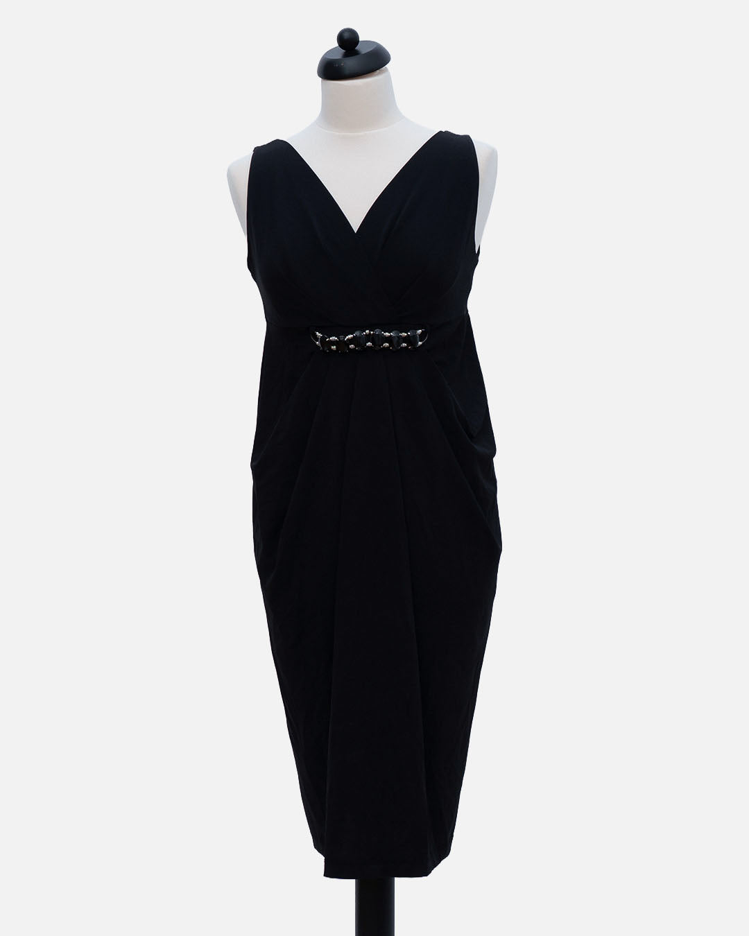 Wendy Stark Kleid ärmellos Schwarz