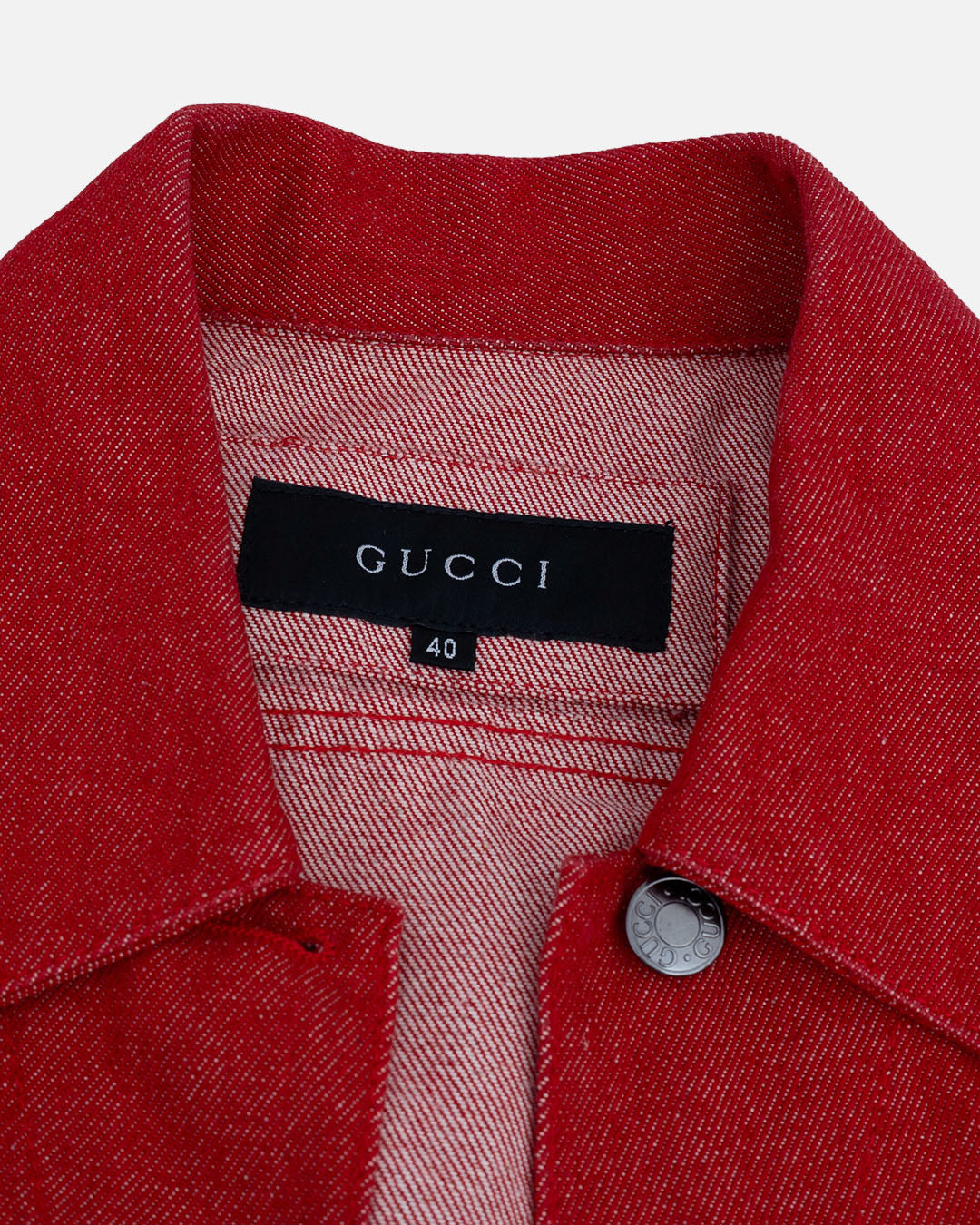 Gucci Jeansjacke rot