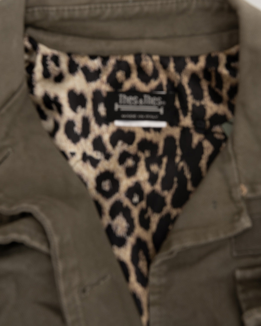 Thes and Thes Jeansjacke grün