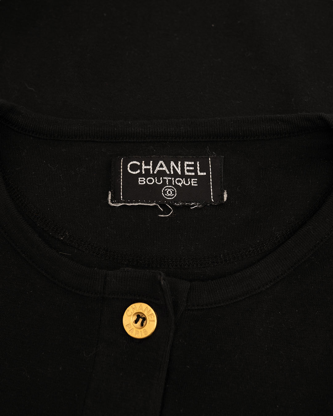 Chanel Boutique Schlaf Langarm Short schwarz