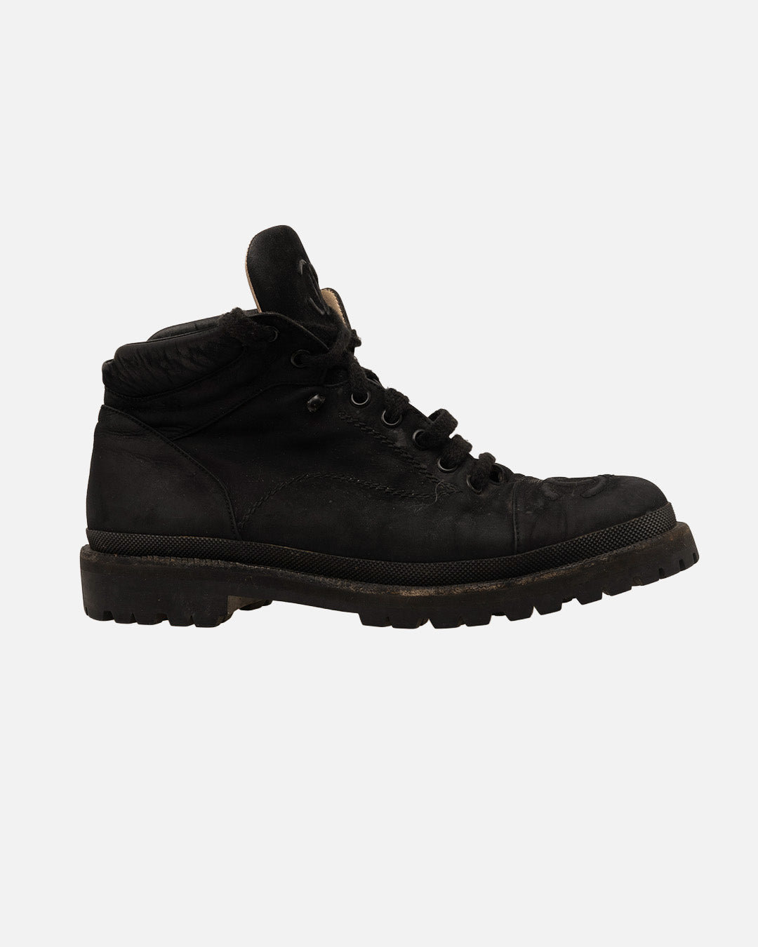 Chanel High Sneaker Wildleder Schwarz
