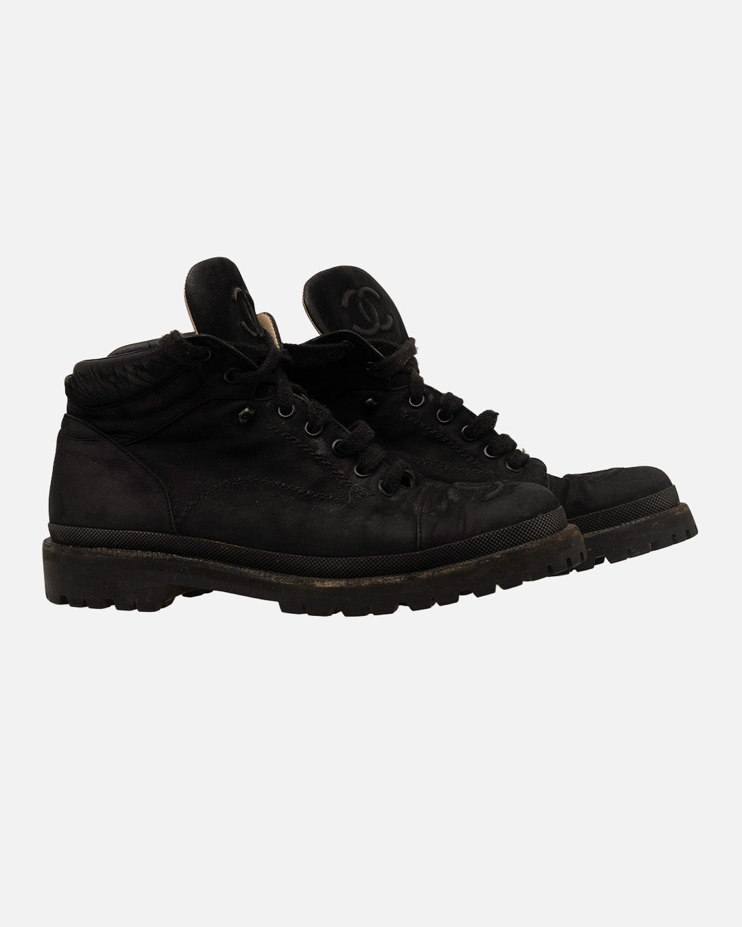 Chanel High Sneaker Wildleder Schwarz