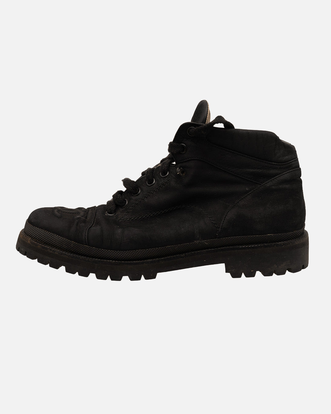 Chanel High Sneaker Wildleder Schwarz