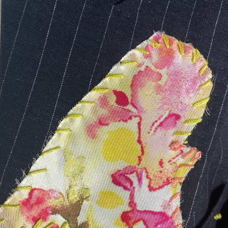Dolce&Gabbana Blazer mit Nadelstreifen und Stick