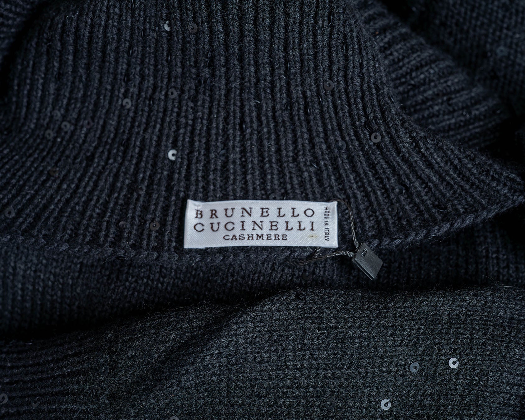 Brunello Cucinelli Cashmere-Pullover · Dunkelblau