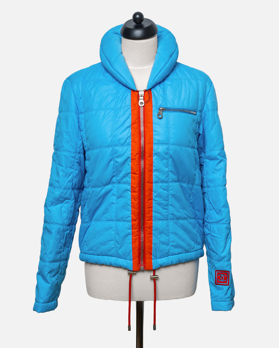 Chanel Steppjacke · Hellblau