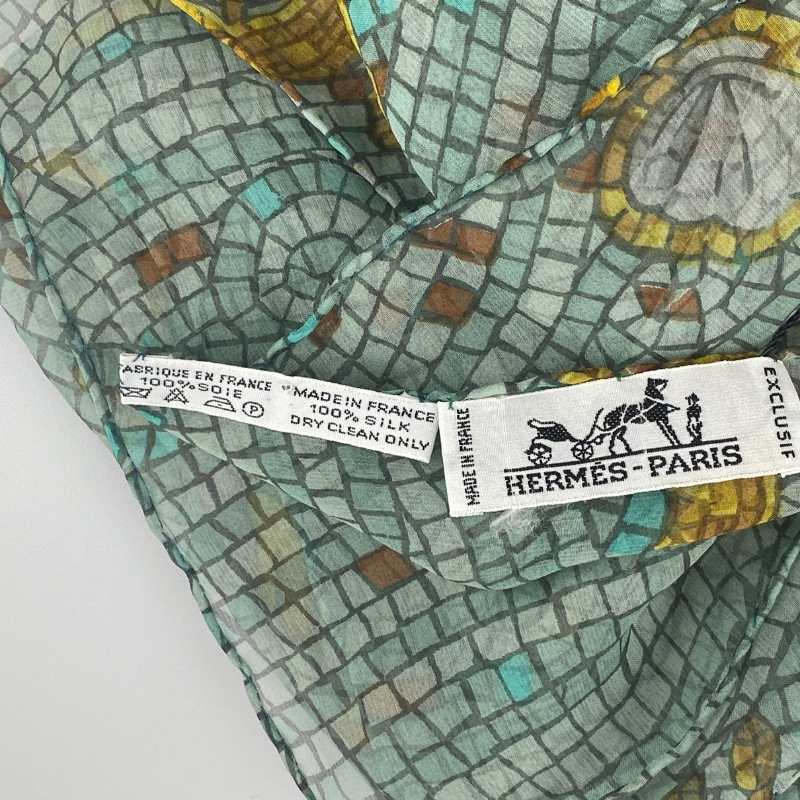 Hermès Seidentuch Blau