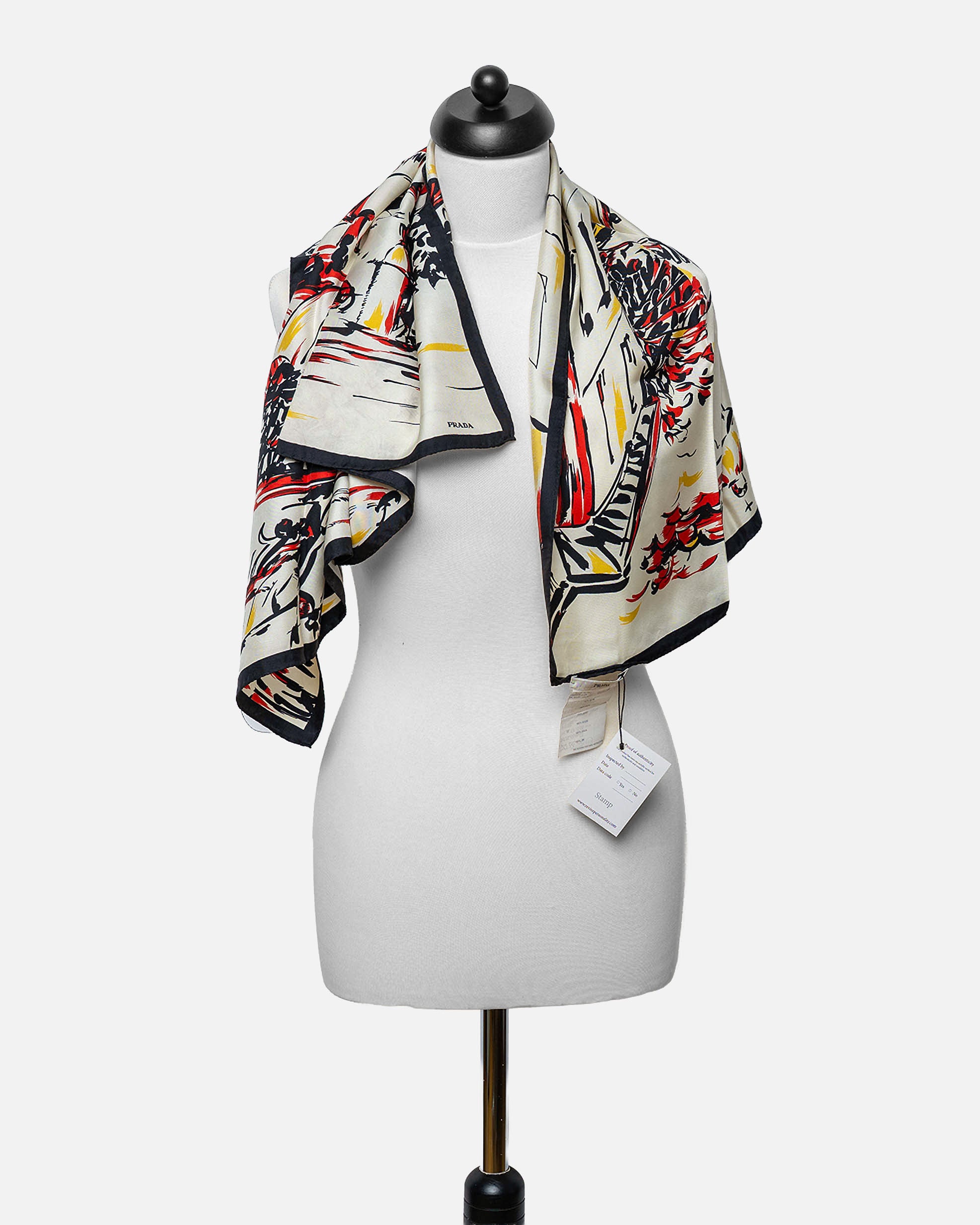 Prada Seidenhalstuch