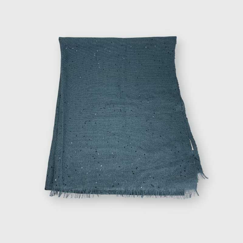 Brunello Cucinelli Schal Blau