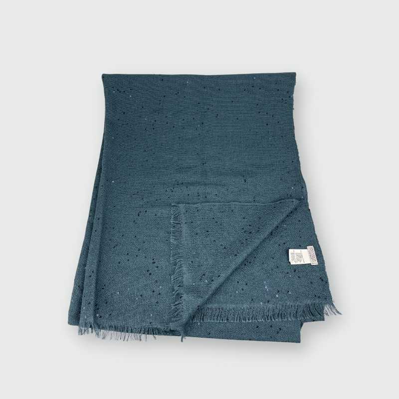 Brunello Cucinelli Schal Blau
