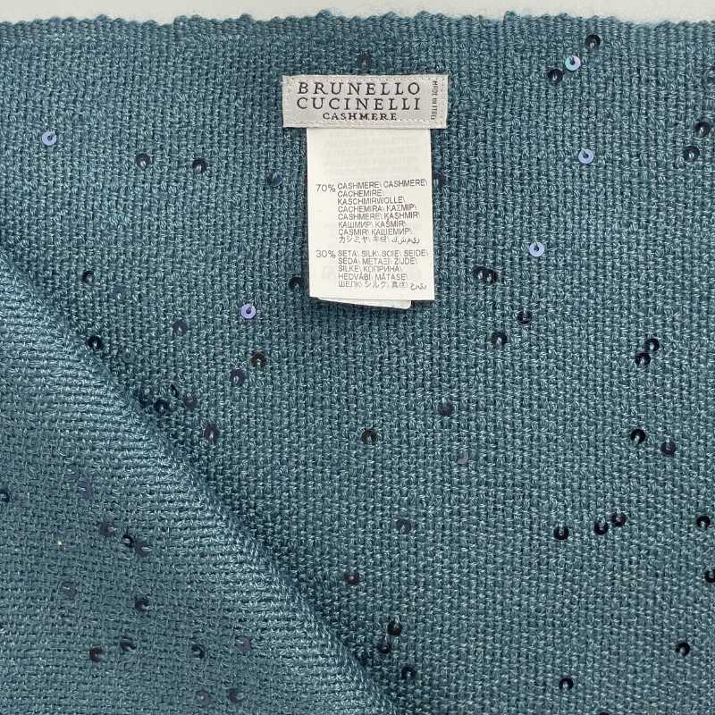 Brunello Cucinelli Schal Blau