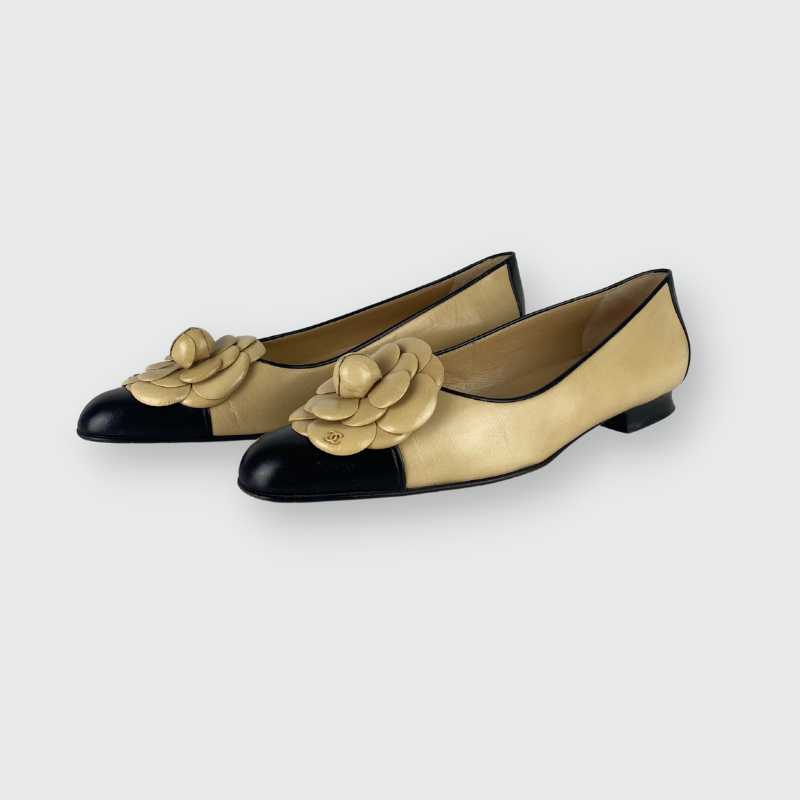 Chanel Ballerinas Braun
