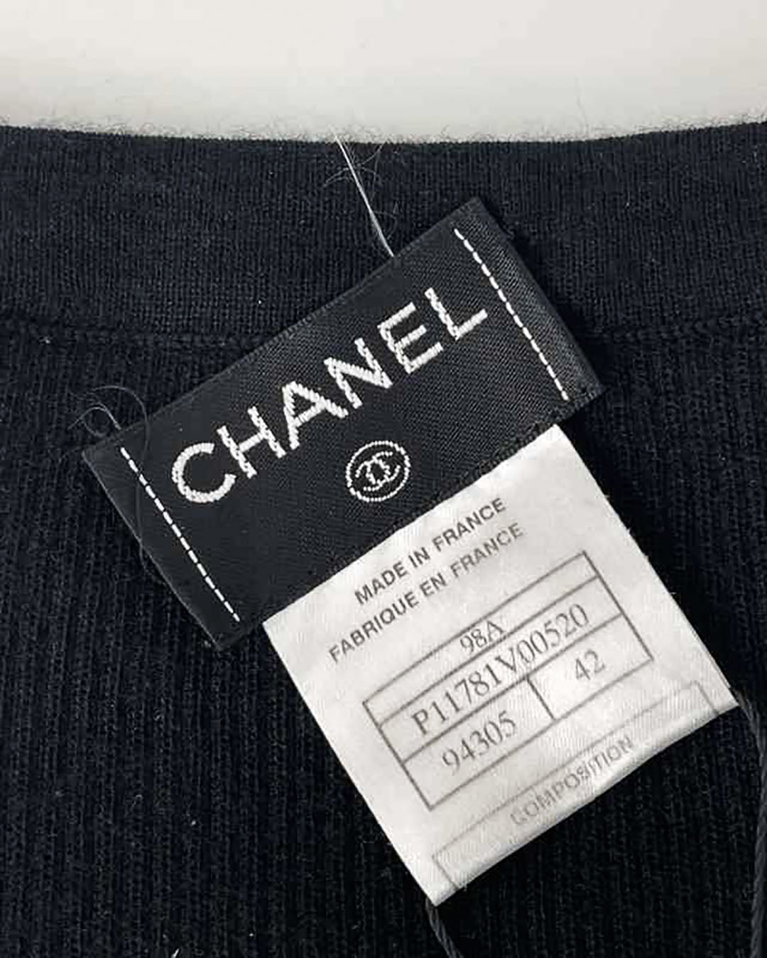 Chanel Pullover Schwarz
