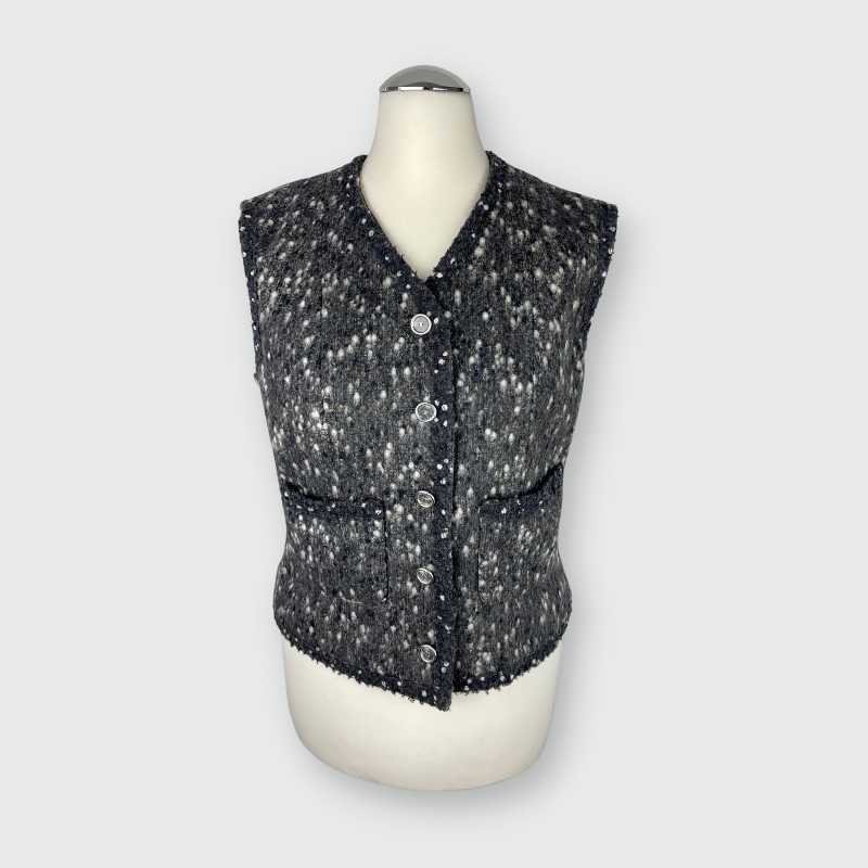 Chanel Weste Grau
