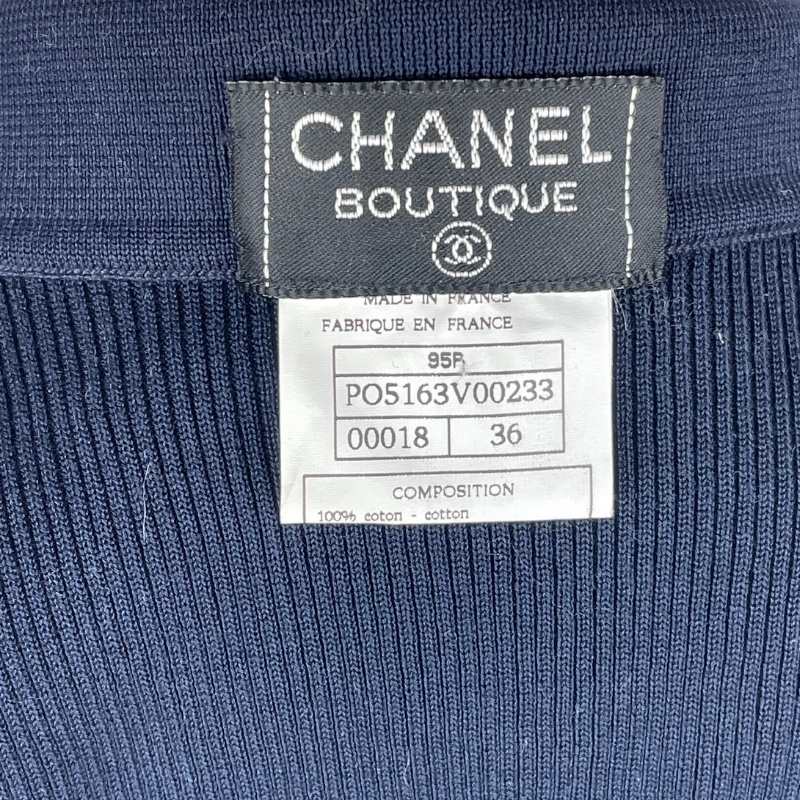 Chanel ärmelloses gestricktes Hemd