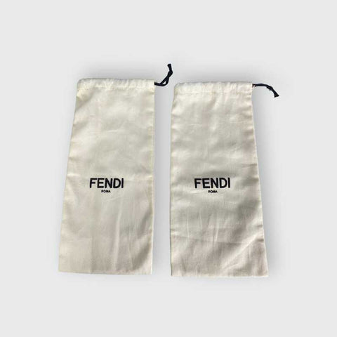 Fendi FF Monogram Leder Mules